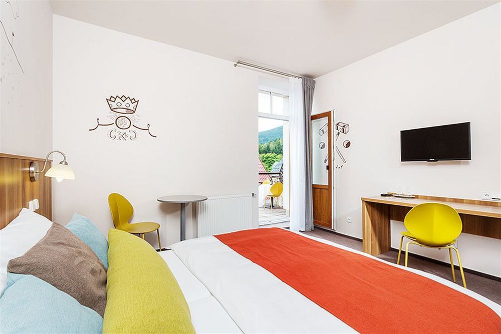 Wellness Hotel Grand Špindlerŭv Mlýn Exteriör bild